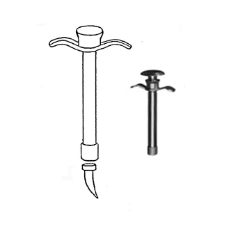COE Hub para jeringa de aluminio. #159031
