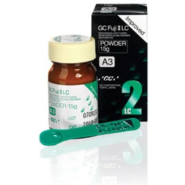 GC Fuji II LC B2 Порошок, светокурируемый стеклоиономерный восстанавливающий материал с усилением смолой