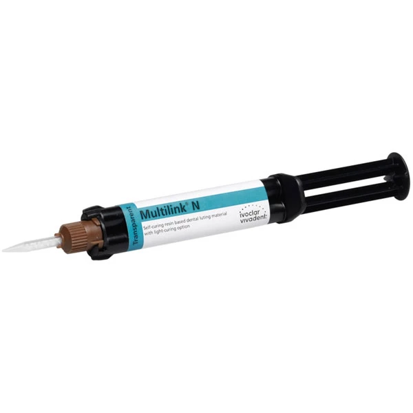 Multilink N Transparent Refill: 1 - 6 Gm. Automix Syringe and 10 Mixing Tips