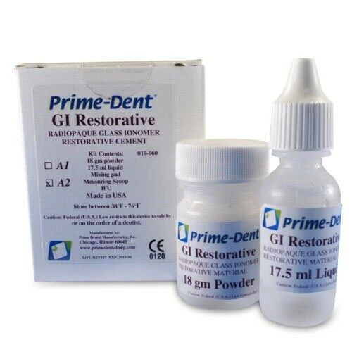 Prime-Dent Prime Dental GI Restorative Kit 18g Powder & 17.5ml Liquid