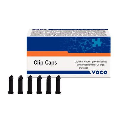 Clip Caps - material de relleno provisional fotopolimerizable, 25 cápsulas de 0.25 gramos