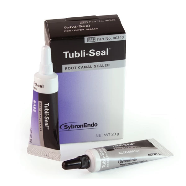 SybronEndo Tubli-Seal герметик для корневых каналов, база и ускоритель - 20 г нетто SybronEndo Tubli-Seal герметик для корневых каналов, база и ускоритель - 20 г нетто
