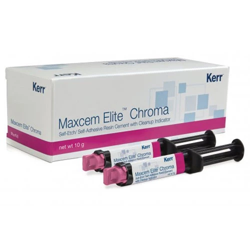 Maxcem Elite Chroma Cemento Resinoso, Doble Curado - Recarga Clara: 2 x 5 g Doble Barril