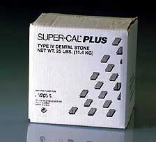 Super-Cal Plus Type IV Gypsum Die and Model Material, Blue, 25 Lb. Box