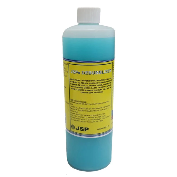 JSP Debubblizer Surfactant, Blue - 16 oz. Bottle. Water soluble, alcohol-free