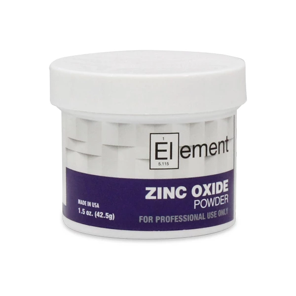 Element Zinc Oxide Powder, USP Grade, 1.5 oz. (42.5 gram) Bottle