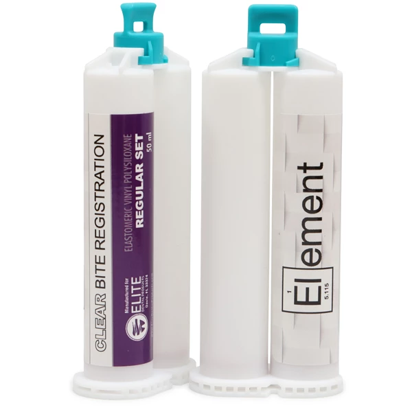 Material de Registro de Mordida Element VPS, Set Regular, Transparente, 1 x 50 mL