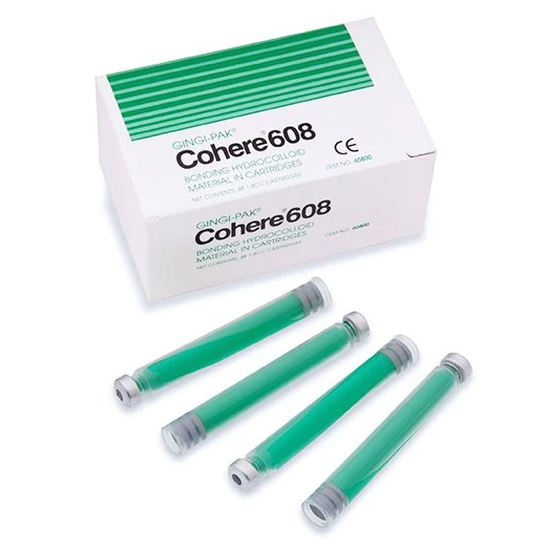 Materiale per siringa idrocolloidale Cohere Hydrocolloid 608, siringa idrocolloidale verde.