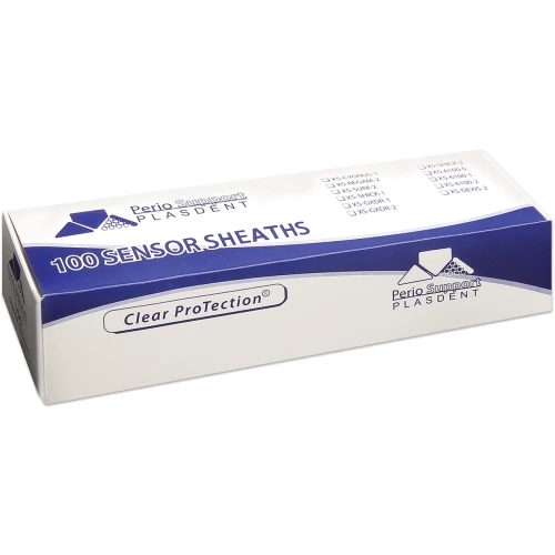 Fundas para sensores Plasdent con respaldo de papel para REGAM, tamaño 2, 100/unidad. Especialmente