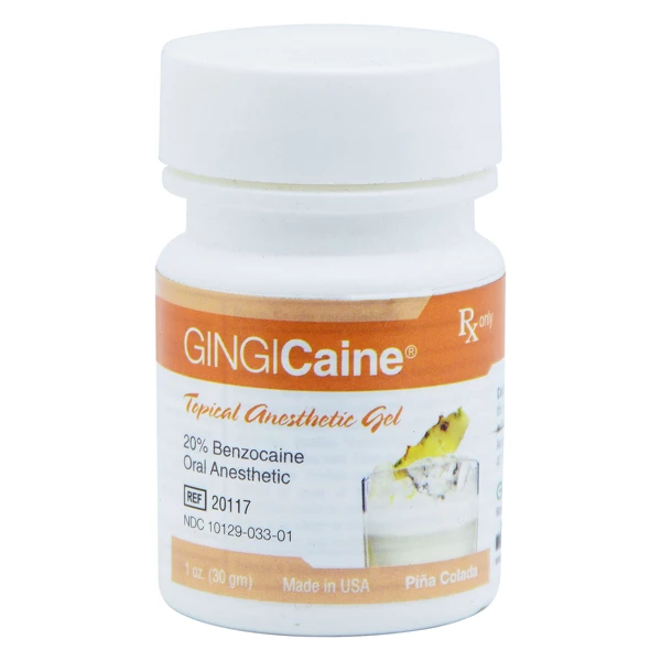 Gingicaine Pina Colada Geschmack topisches Anästhetikum (Benzocain 20%) Gel, 1