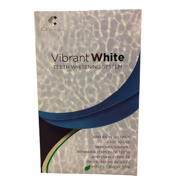 Sistema di sbiancamento dentale Vibrant White - 35% perossido di carbamide, 4 x 3ml Sistema di sbiancamento dentale Vibrant White - 35% perossido di carbamide, 4 x 3ml