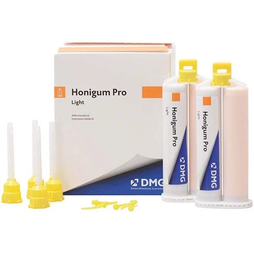 Honigum Pro Light body Impression Material 2 - 50 мл картриджи и 10 автоматических смесей.
