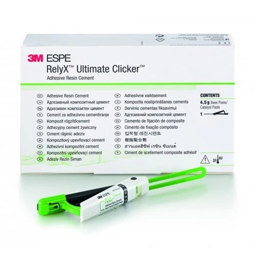 Paquete de exportación 3M RelyX Ultimate Clicker - Tono A3, 4.5 g. Dispensador Clicker.