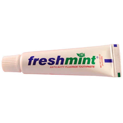 Freshmint Anticavity Fluoride Toothpaste, Mint Flavor, 0.85 oz Laminated Tube