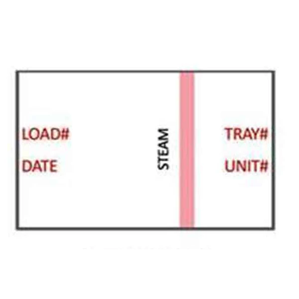 Labelex Sterilization Labels, With Tray/Unit#, Single-Ply, 1,000/roll, 12