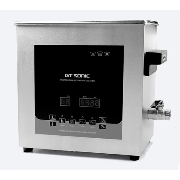 GT Sonic D-series - Pulitore ad ultrasuoni digitale da 6L con funzione di degasaggio e riscaldamento.