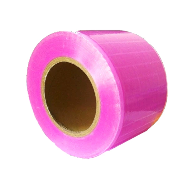 Película de barrera Primo de 4" x 6", rosa. Rollo de 1200 hojas. Bordes antiadherentes.