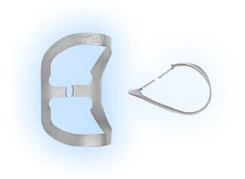 Ivory Clamps #212SA labial Metal Rubber Dam Clamp, Single clamp