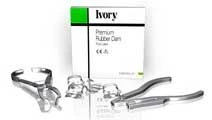 Ivory Clamps Rubber Dam Clamp Starter Kit: 8 Clamps, 1 of each: 0, 2, 2A, 7