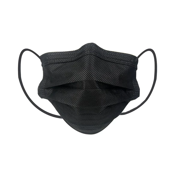 Mascarilla Primo Nivel 1 Negra con 4 capas, 50/Paquete. Rendimiento ASTM de Nivel 1.