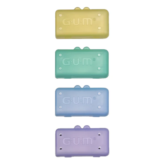 GUM Schutz für Zahnbürsten, 4 Stück. Schützt jede Handzahnbürste und hilft.
