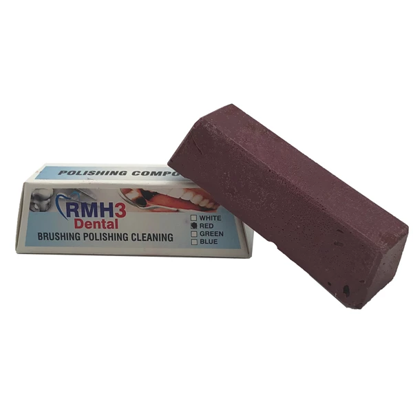 RMH3 Dental RED Polishing Compound 4oz/Pk. Suitable for Polishing, Brushing