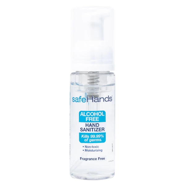 safeHands Desinfectante de Manos - Sin Alcohol - Sin Fragancia, Botella de 1.75 oz