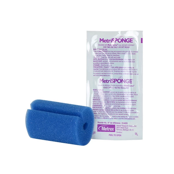 MetriSponge Dual Enzymatic Detergent Pre-Saturated with MetriZyme Disinfectant