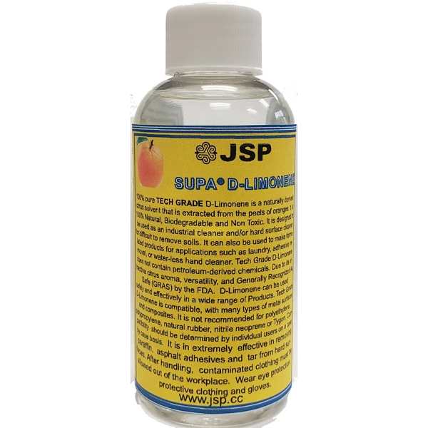 SUPA D-LIMONENO 100% Puro 8 oz., 1/Paq. Disolvente biodegradable que puede ser