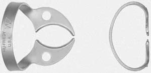 Hu-Friedy Satin Steel #W7 безкрылые плоские щипцы, общего назначения, для нижних моляров.