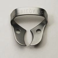 Hu-Friedy Satin Steel #13A Mandíbula Serrilhada com Asa, Molar Superior Direito de Metal em Borracha