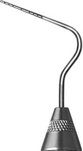 Sonda Hu-Friedy Glickman 26G de ponta única com cabo regular.